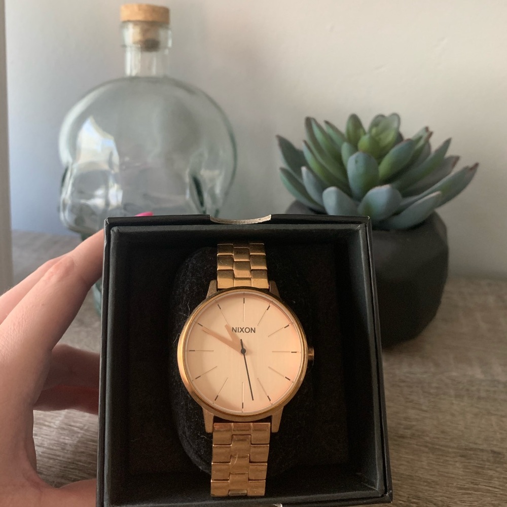 Nixon Rose Gold Kennsington Watch